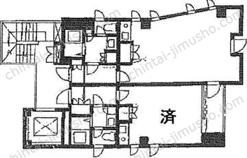 第18シグマビルディング小石川2階の間取図
