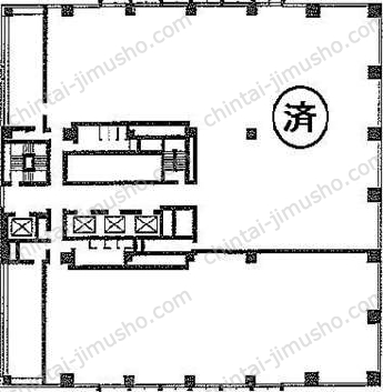 恵比寿ビジネスタワー／ビジネスエアポート恵比寿の間取図