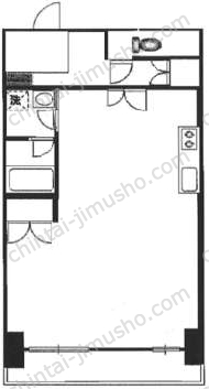 マンション中野ソレイユ3階の間取図