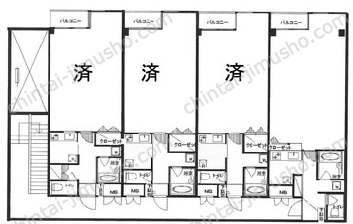 FRESCA神宮前3階の間取図