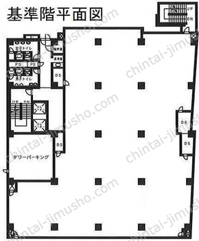 小田急西新宿ビル3階の間取図
