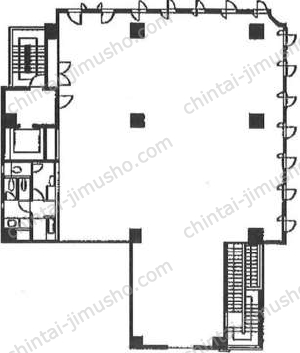 ユニゾ大井四丁目ビル（レ・ジュ大井町）5階の間取図