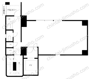 セイワビル6階の間取図