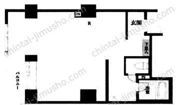 高輪サンハイツの間取図