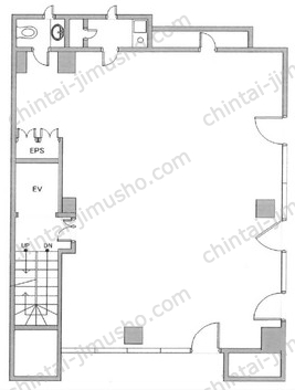 MGB麻布十番3階の間取図