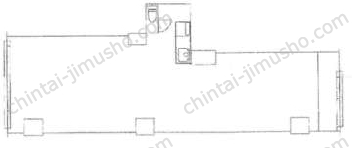 朝日八丁堀マンション1階の間取図