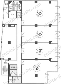 目黒西口マンション2号館の間取図