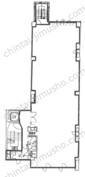 井門九段北ビル3階の間取図