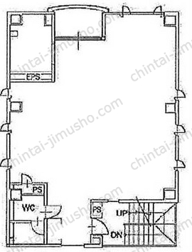 八重洲KNビル8階の間取図
