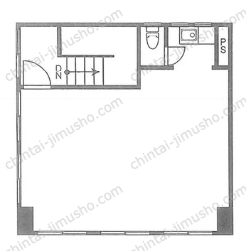 ル・グラシエルBLDG.843階の間取図