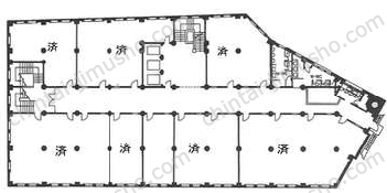 日証館の間取図