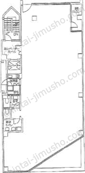 唐木ビル6階の間取図