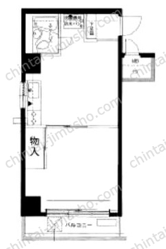 秀和日本橋箱崎レジデンス7階の間取図