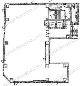 RBM築地スクエア2Fの間取図