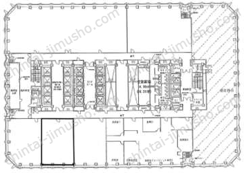 新宿センタービル／+OURS新宿の間取図