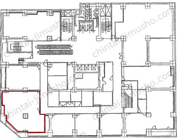 柳屋ビルB1階の間取図