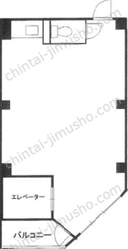 ワナミビル4階の間取図