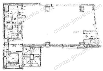 安和淡路町ビル3階の間取図