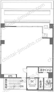 ゲンベエビル8階の間取図