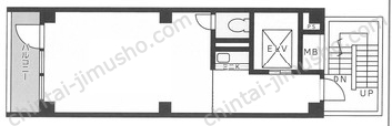 駿河台アライビル3階の間取図