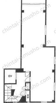 レインボービル3階の間取図