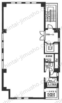 坂田ビル4階の間取図