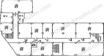 松岡九段ビルの間取図