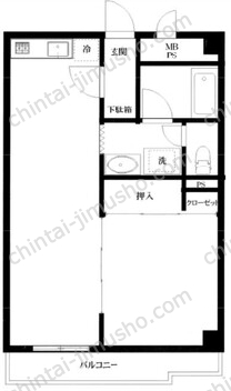 飯田橋ハイタウンの間取図