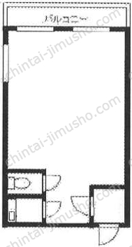 シャンブル15の間取図