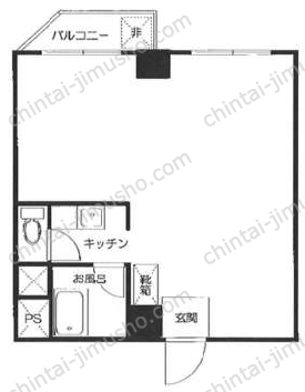 パークハイツ築地5階の間取図