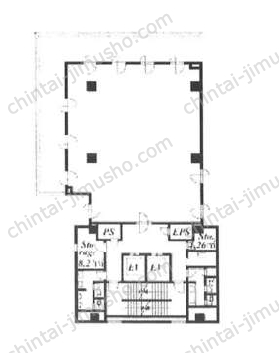 ＋SHIFT MITA8階の間取図