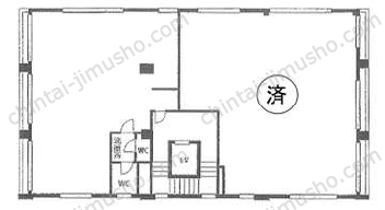 天翔オフィス南青山の間取図