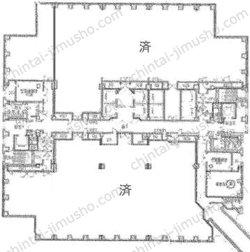 聖路加タワーの間取図