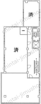 大湯ビルの間取図