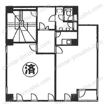 新橋第一ビルの間取図