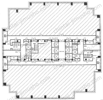 ハーモニータワー28階の間取図