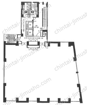 SGスクエア8階の間取図