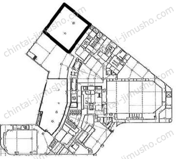 新宿国際ビルディング5階の間取図