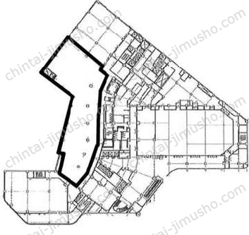 新宿国際ビルディング4階の間取図