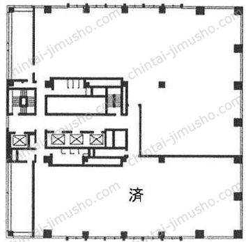 恵比寿ビジネスタワー／ビジネスエアポート恵比寿の間取図