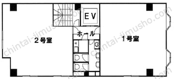 布施ビル2Fの間取図