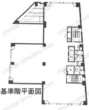 麹町センタープレイス2階の間取図