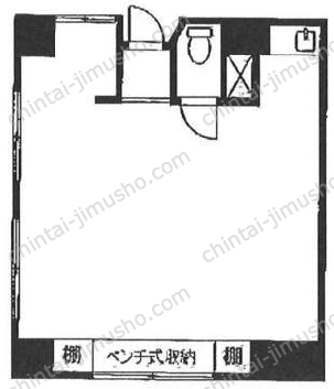 カーサ御苑7階の間取図