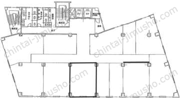 品川ステーションビル新宿5階の間取図