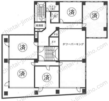 大同ビルの間取図