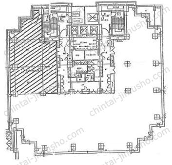 勝どきサンスクエアの間取図