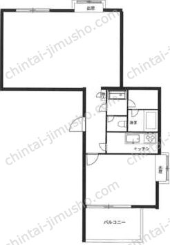 新南平台マンション／チサンマンション新南平台の間取図