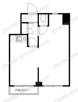 東常盤松マンションの間取図