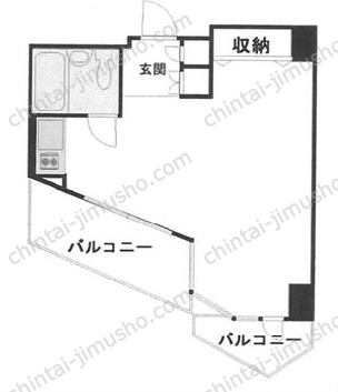 池袋シティハイツの間取図