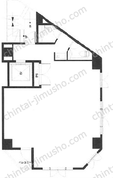 KSビル6階の間取図